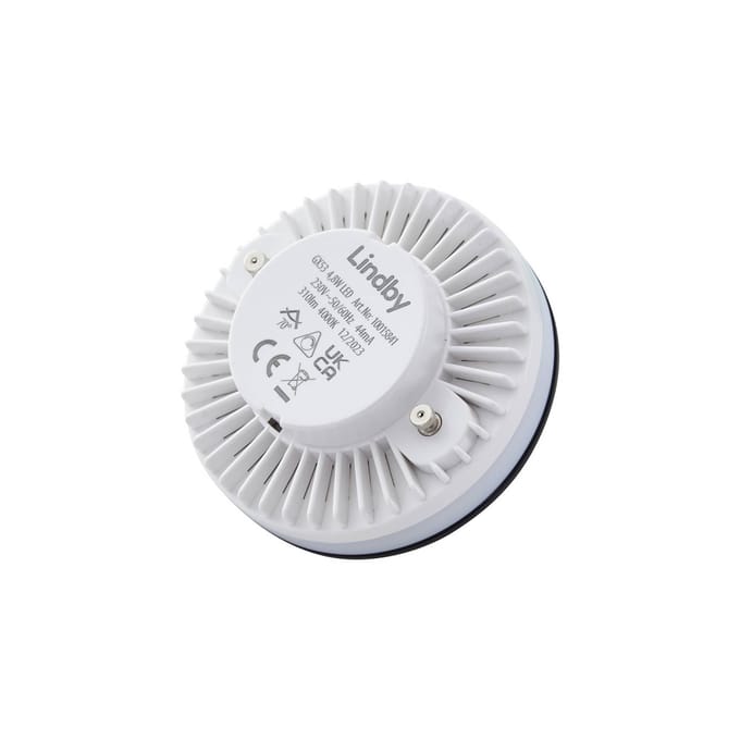 Lindby LED lamp, GX53, 4,8 W, zwart, 4.000 K, 7,5 x 3 cm