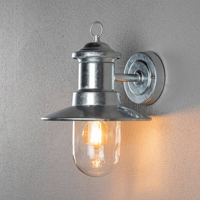 Konstsmide Napoli 7346-320 Buitenlamp (wand) E27 60 W Verzinkt