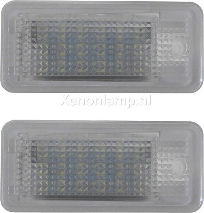 Audi A3, A4, A6, A8 en Q7 LED kentekenverlichting unit