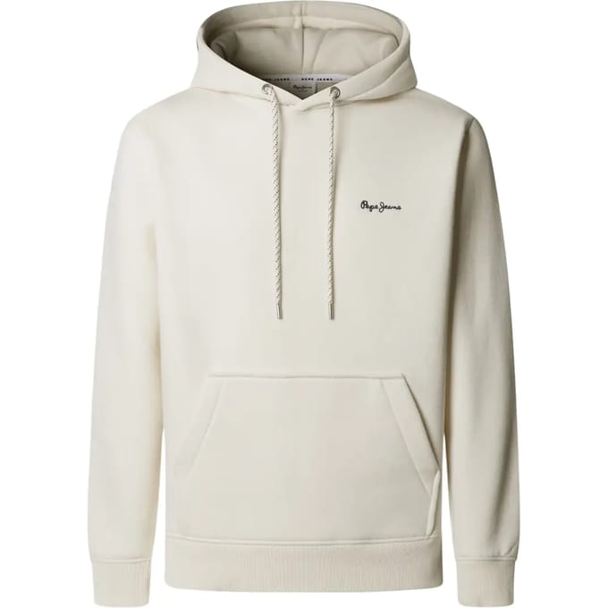 Pepe Jeans Macbeth Small Logo Plain Hoodie Beige L Man