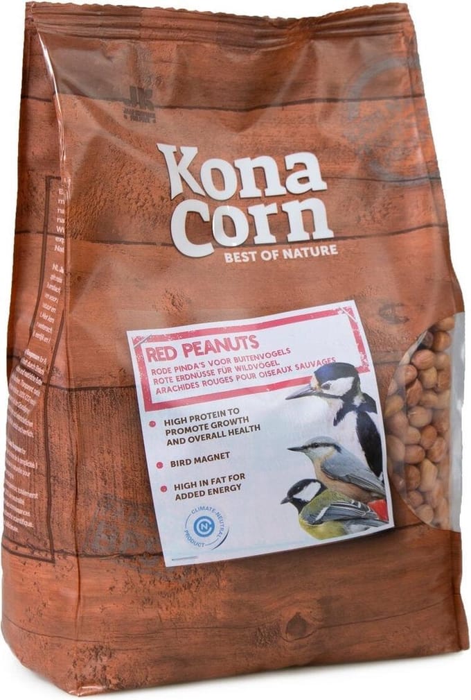 Konacorn Rode Pinda's | 4 kg Vogelvoer