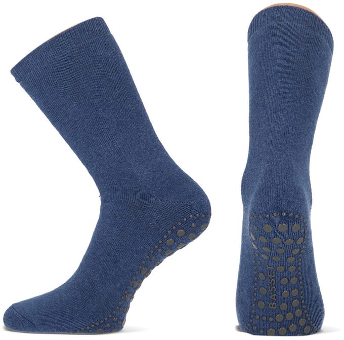 Katoenen huissokken met antislip – Jeans – 35-38