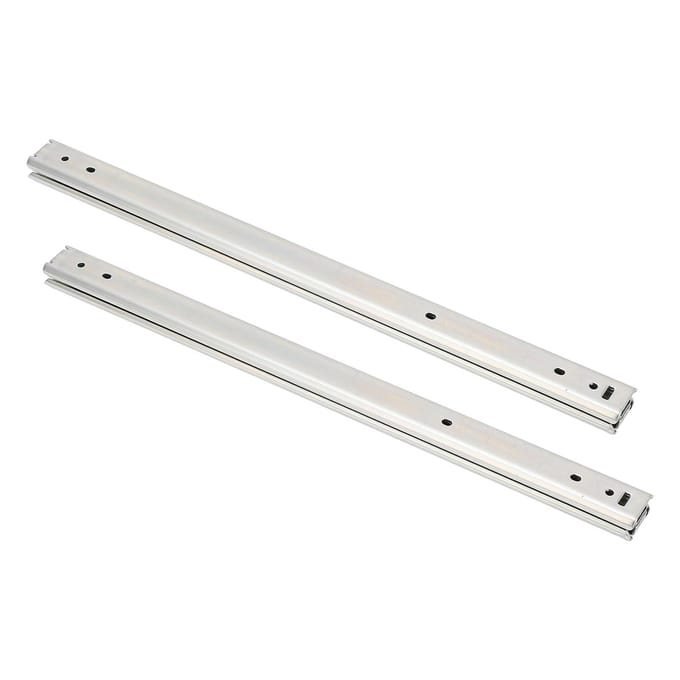 2 stuks 200 mm ladegeleider 27 mm breedte 3-voudig volledig uittrekbaar koudgewalst staal dubbellaags kogel