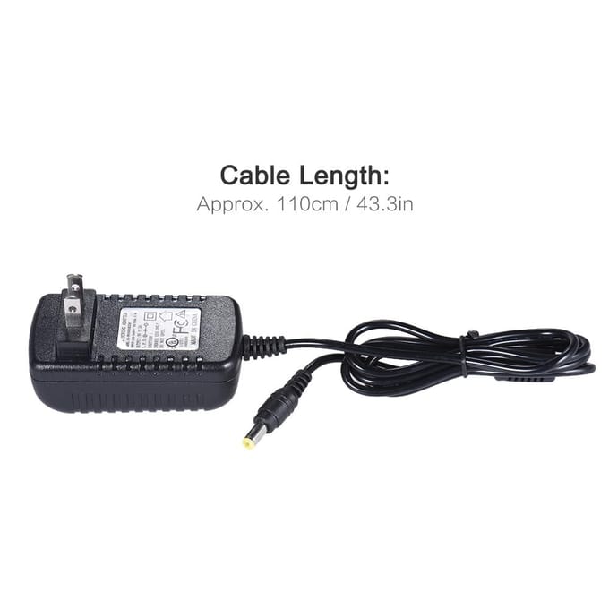 9V 2A Voedingsadapter Converter voor Gitaar Bas Effect 100~240V Input UK Plug EU Plug black
