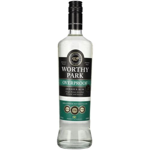 Rum-Bar Worthy Park Estate Premium White Overproof Rum 63% Vol. 0,7l