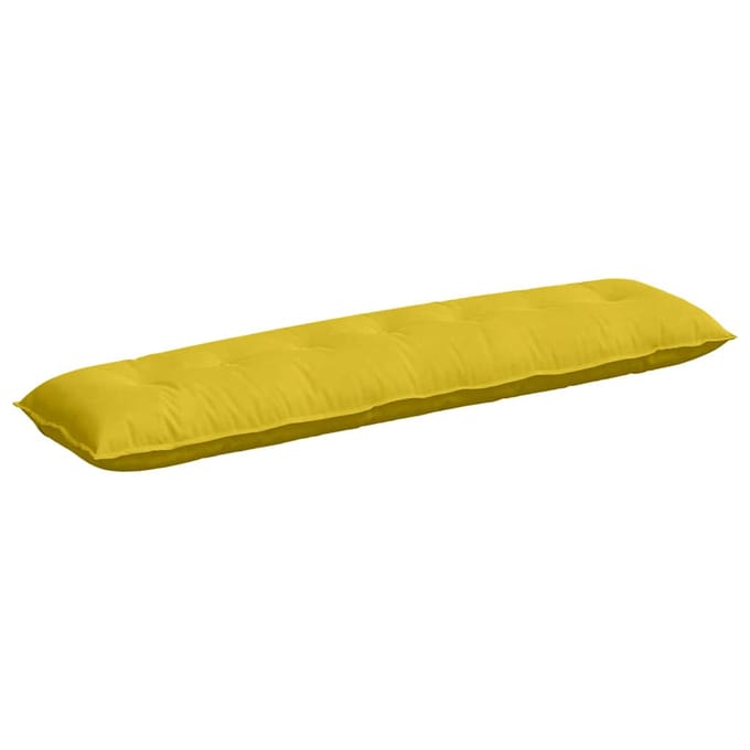 vidaXL - Rugkussen - Geel - 200 - x - 50 - x - 19 - cm - Corduroy - stof