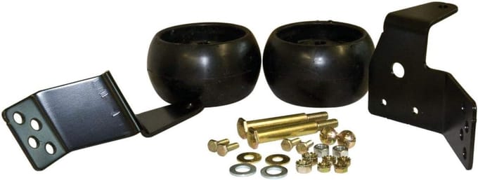 Gazonmaaier Dek Wiel - Maaidek Onderdeel - Gazon Onderhoud - Complete Set - 42 inch - Metallic Grijs