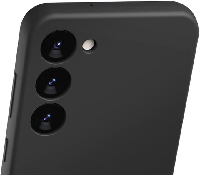 Jaym, Hoesje geschikt voor Samsung Galaxy S23 Plus - Siliconen met Microvezel, Zwart