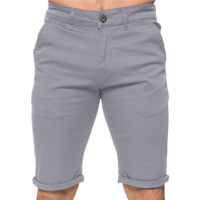 Enzo Heren Slim Fit Stretch Chino Korte Broek