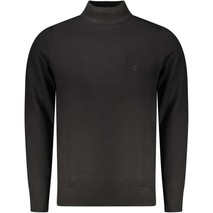 Coveri Moving Zwarte Viscose Man Sweater