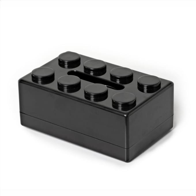 Bouwstenen Tissuebox Creatieve Ponsvrije Wandgemonteerde Tissuebox Veer Papierhanddoekhouder Badkamer Waterdichte Tissuebox