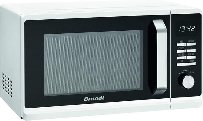 Brandt Magnetron, ijzer, zink, glas, 23 liter, wit