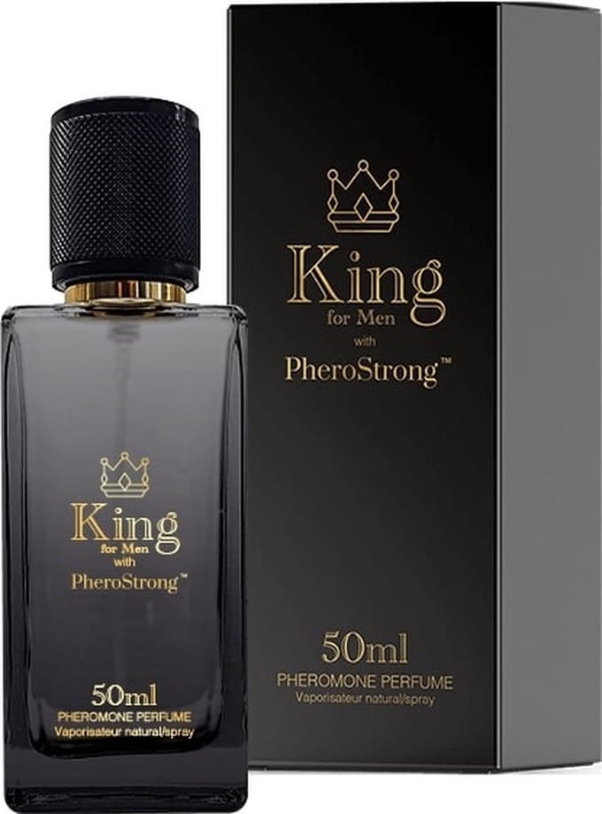 PheroStrong - King Feromonen spray voor mannen - Zwart