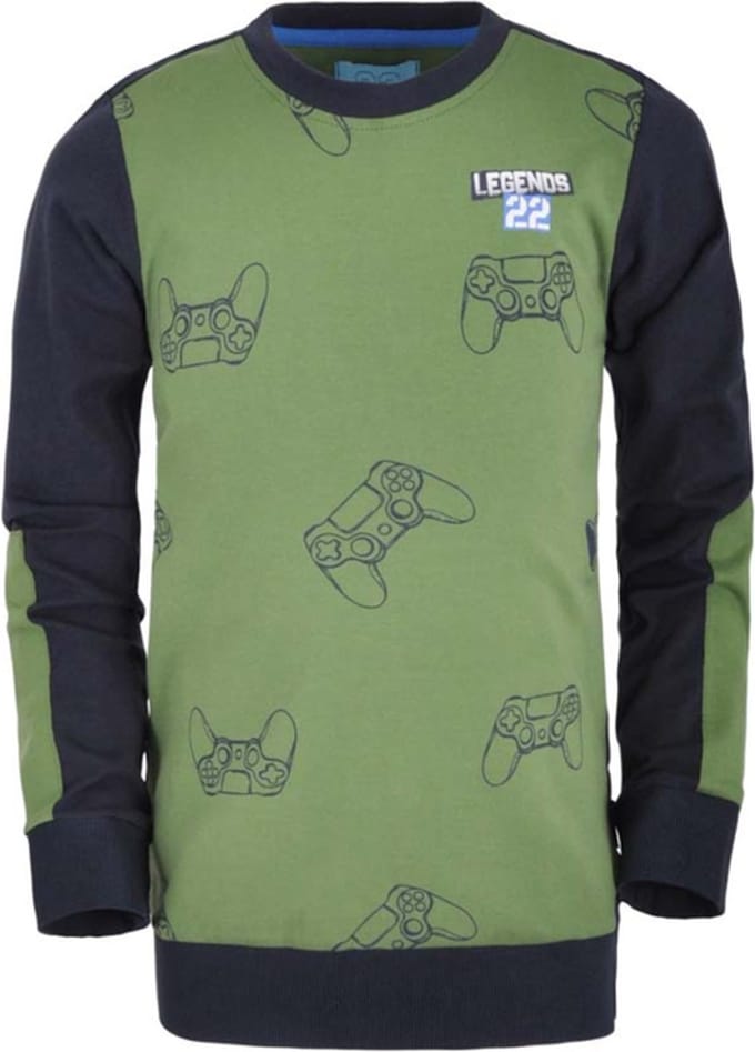 Legends22-Jongens sweater Lincoln-Groen