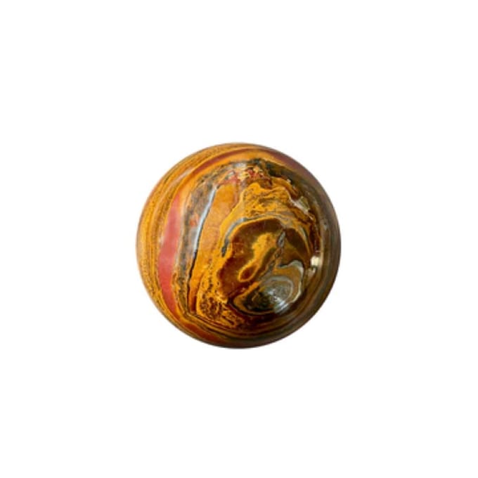 Edel-gedenk-steen Bol 60 mm, Tijgerijzer