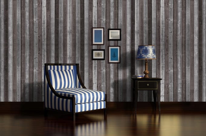 Wood Planks Photo Wallcovering