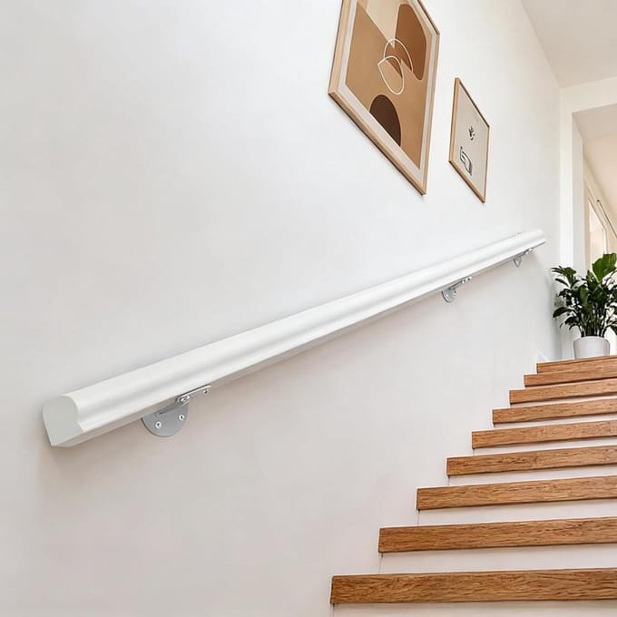 Houten Trapleuning - Steunbalk - Veilig Traplopen - Massief Grenenhout - 80 cm - Niet gespecificeerd