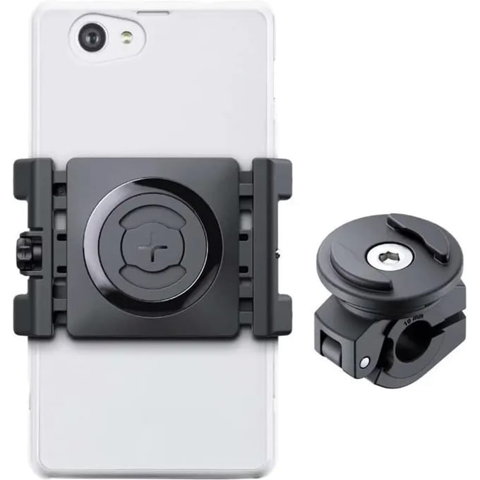 SP Connect Mirror Mount Bundle met Universal Clamp SPC+ Telefoonhouder Scooter - Zwart