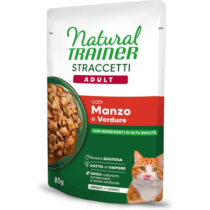 Natural Trainer Adult Straccetti Strips in saus 22 x 85 g - Rund