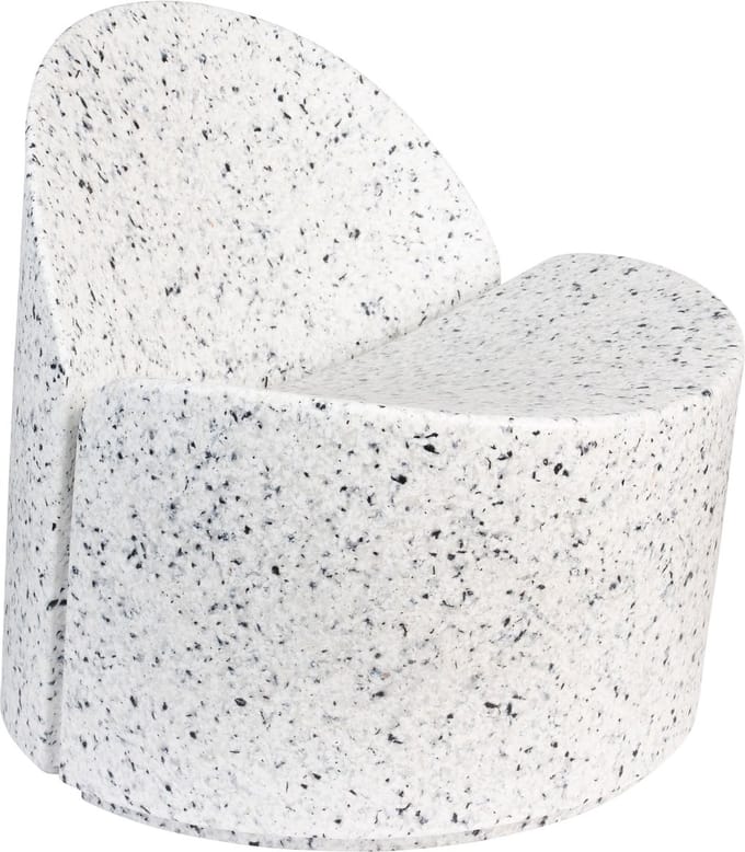 Zuiver Bloom Fauteuil Wit/Terazzo
