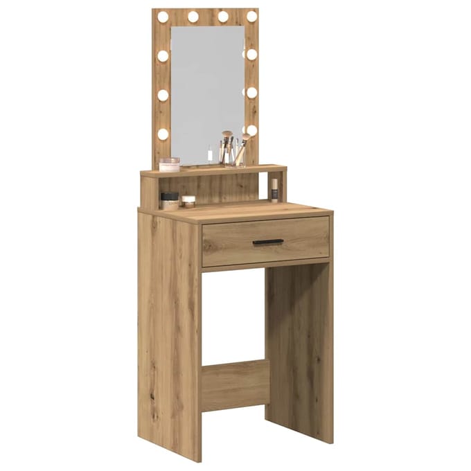 vidaXL - Kaptafel - Bruin - 50 - x - 41 - x - 140 - cm - Bewerkt - hout