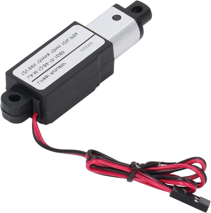 Lineaire Motor - Micro-elektrische Actuator - Platform Automatisering - Viervoudige Bescherming - 10mm Slag - Zilverkleurig