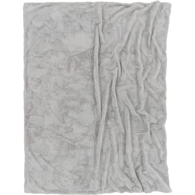 Zachte deken Solina grijs  200x240 cm