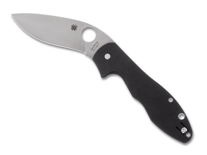 Spyderco Retract Black G10 PE – Krachtig Recurve Ontwerp Met Maximale Snijwerking