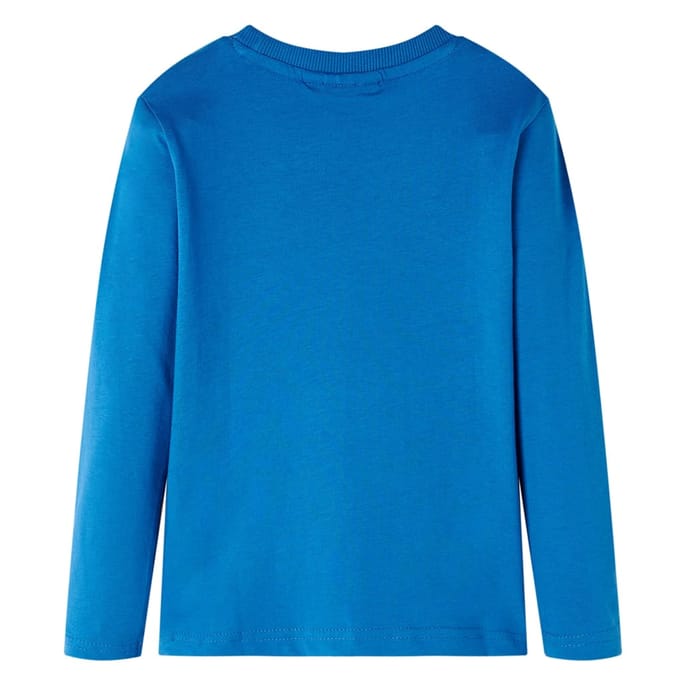 vidaXL - Kindershirt - met - lange - mouwen - 104 - petrol