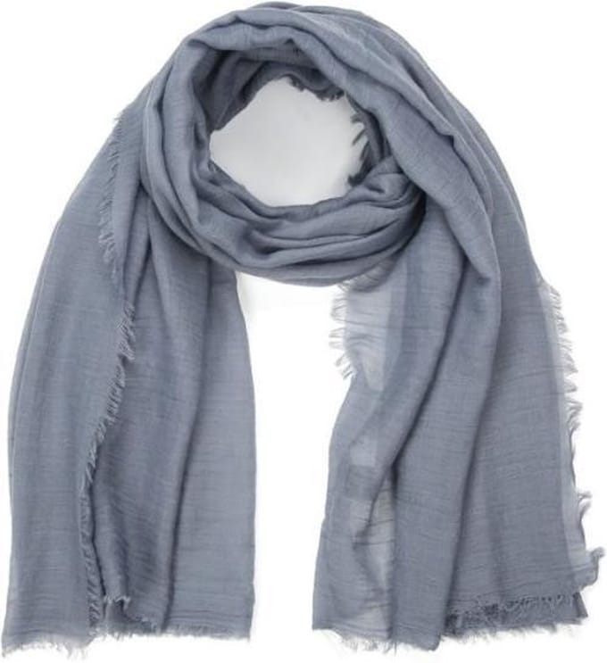 Effen Sjaal Jeans Blue