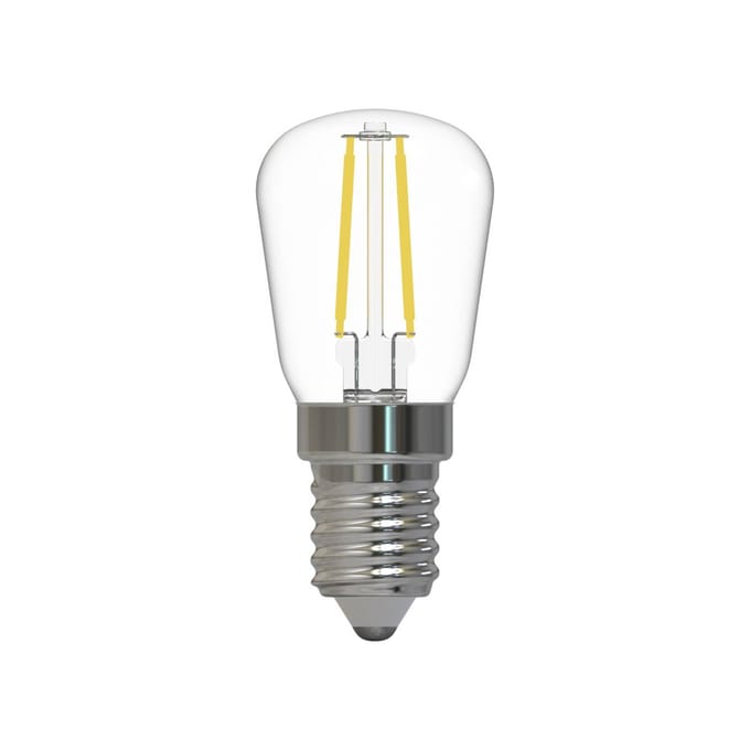PRIOS LED lamp E14 ST26, 1,5 W, 2.700 K, glas