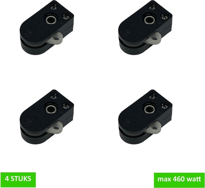 TQ4U Trekschakelaar - 230V - Enkelpolig - Max 460 watt - KEMA - 4 stuks
