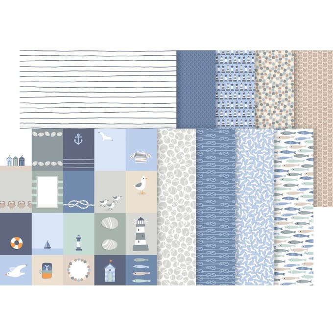 Papierset "Marée Haute"