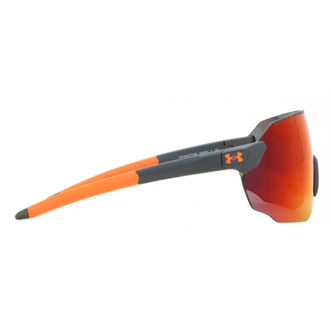 Lunettes de soleil unisexes Under Armour UA Halftime 2M8 50 Matte Grey Orange/99 gray