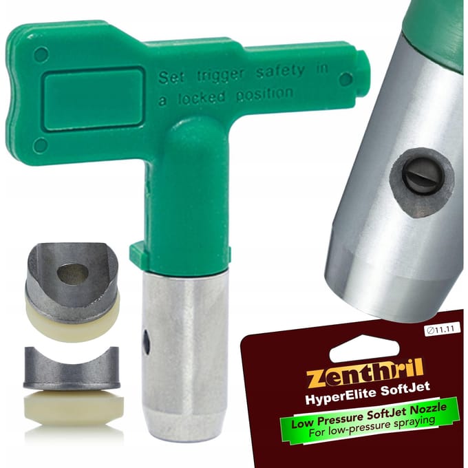 Zenthril Spuitmond Model 616 - Lagedruk SoftJet - 0,016" Ø, 30 cm Stralingsbreedte