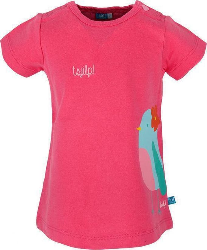 lief! Jurk - Bright Pink - Maat 68