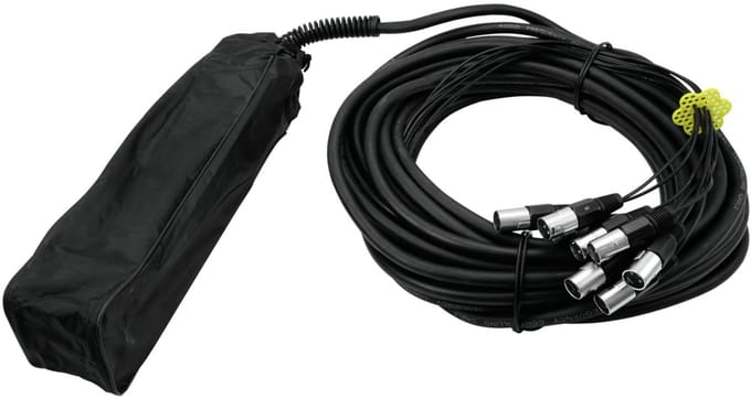 Omnitronic MUS-820 Stagebox 20 m Aantal ingangen:8 x Aantal uitgangen:8 x