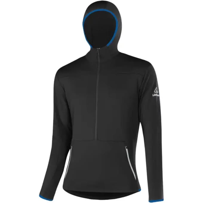 Merinowol hoodie Löffler Fleece