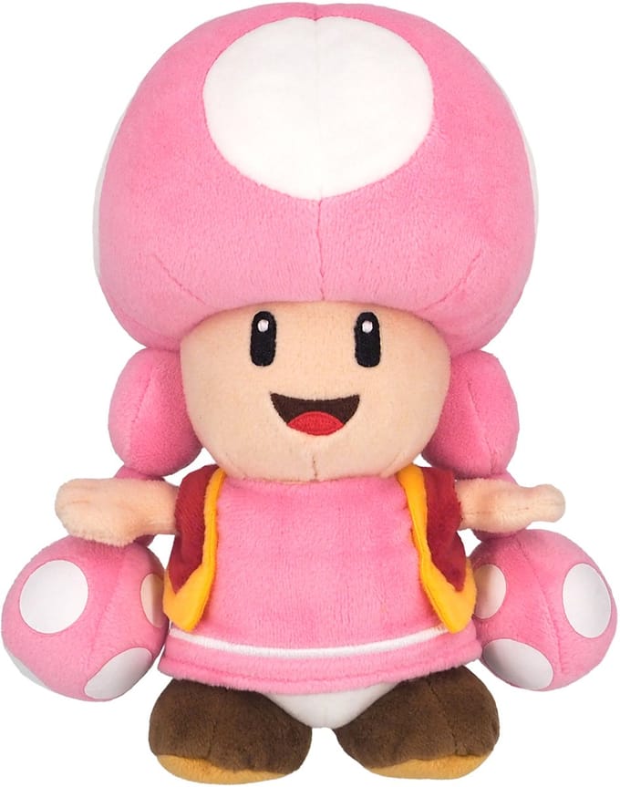 Nintendo Together + Super Mario Bros – Toadette Official Licensed knuffel – 20 cm pluche