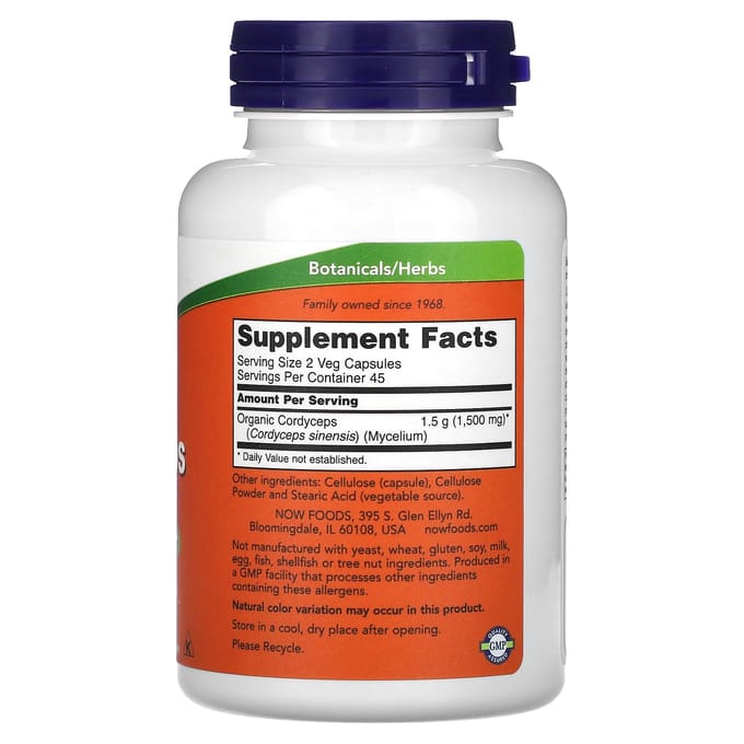 Cordyceps 750 mg (90 capsules)