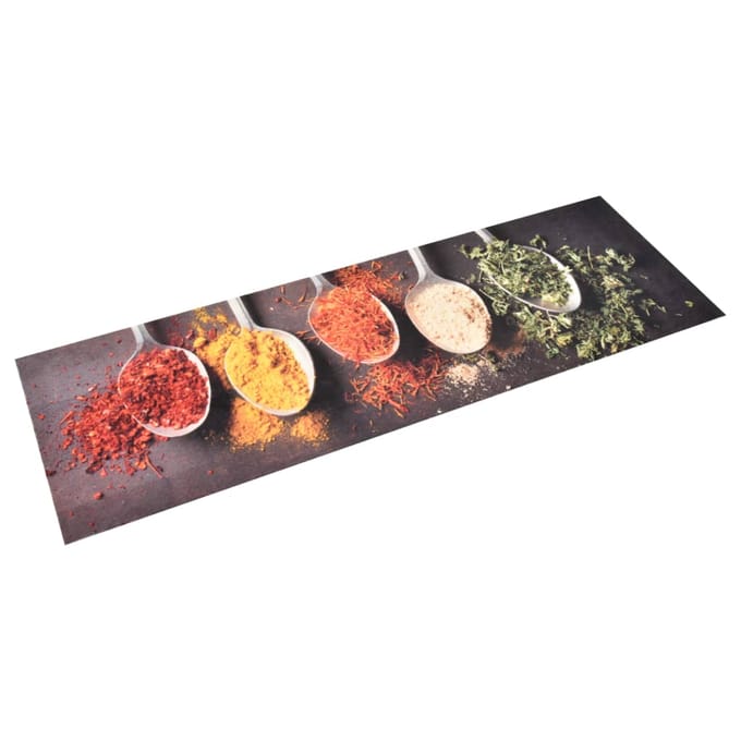vidaXL - Keukenmat - wasbaar - Spoons - 45x150 - cm