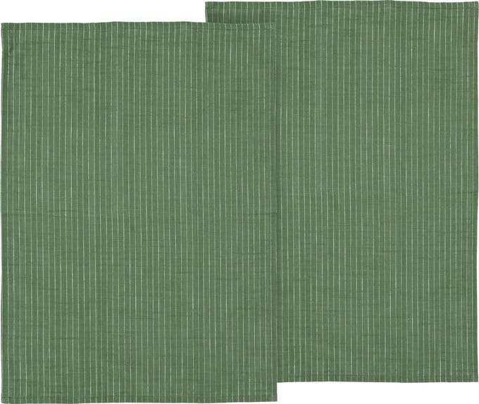 Södahl organic Line Theedoek 50 x 70 cm 2 stuks Green