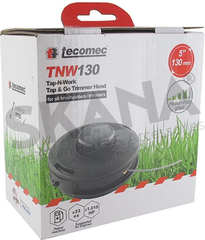 Nylondraadkop TAP-N-GO TECOMEC diameter: 130 mm