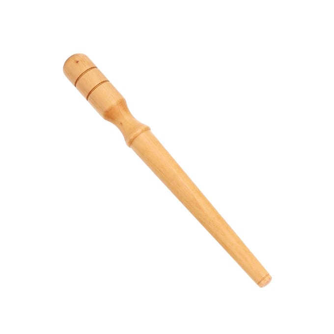 Handmatige Wolwinder 3cm Dikke Houten Windstok Draagbaar Handmatig Mengen Breien Afwerkingstool Groot Formaat beige