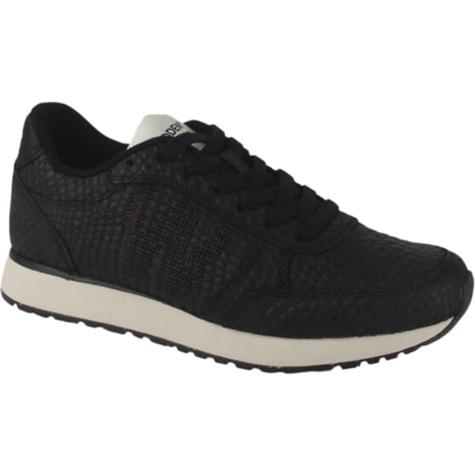 Woden Woden Ronja Croco Sneakers zwart