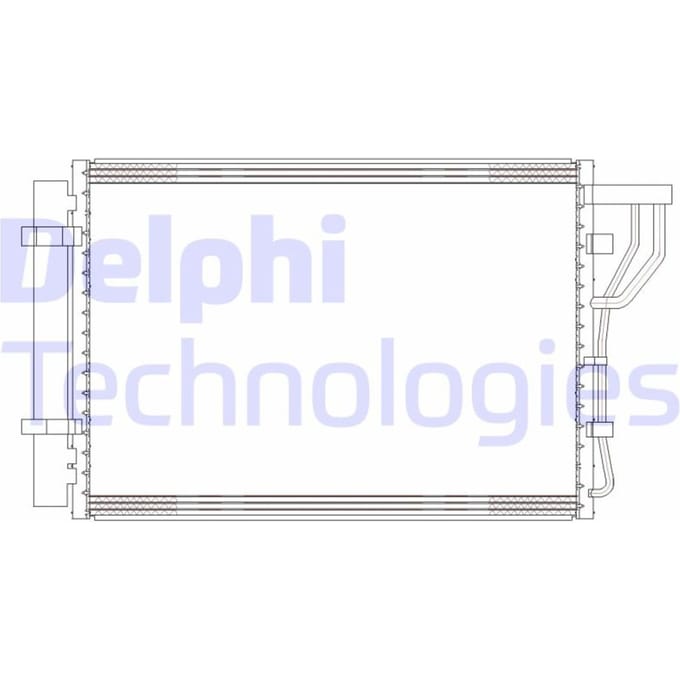 Condensator, airconditioning DELPHI CF20302