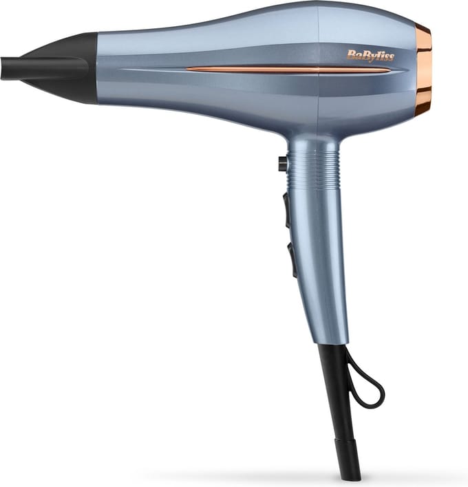 BaByliss Denim Luxe Föhn - Ionisch - Coolshot - Titanium-keramisch