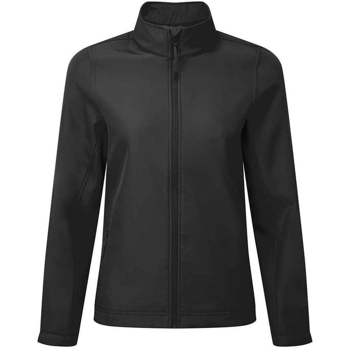 Premier Dames/Dames Windchecker Soft Shell Jacket (Zwart)