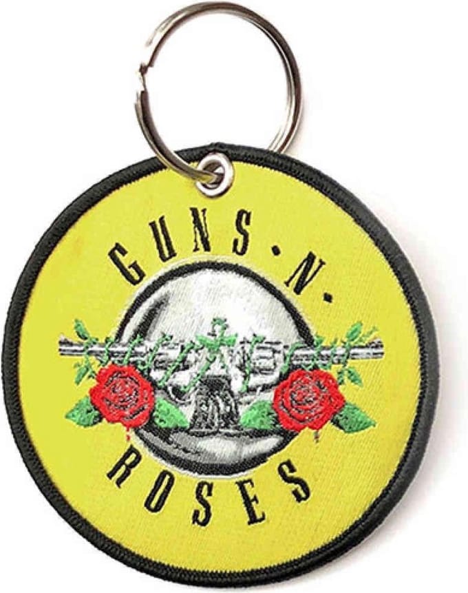 Guns N' Roses - Classic Circle Logo Sleutelhanger - Geel