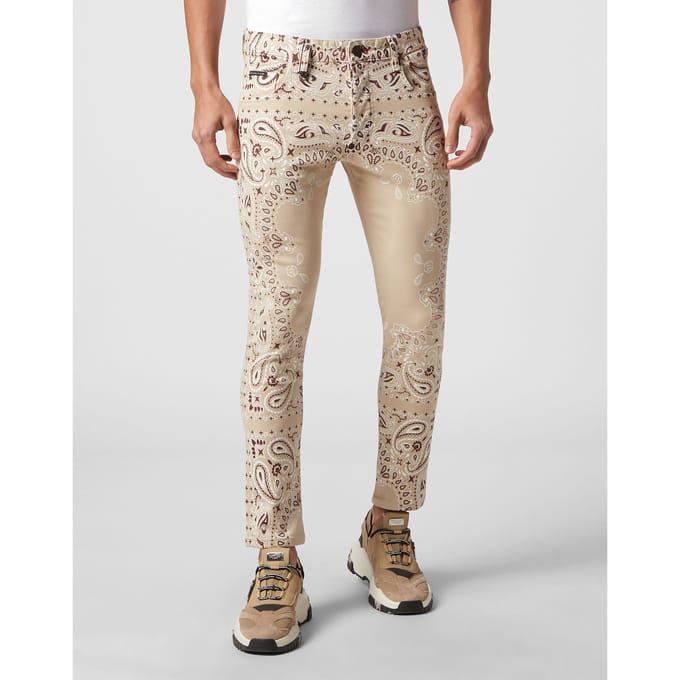 Jeans Skinny Fit Paisley